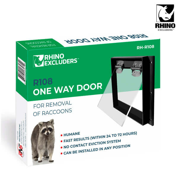20/CASE - R108 Rhino Excluders® Raccoon One Way Door